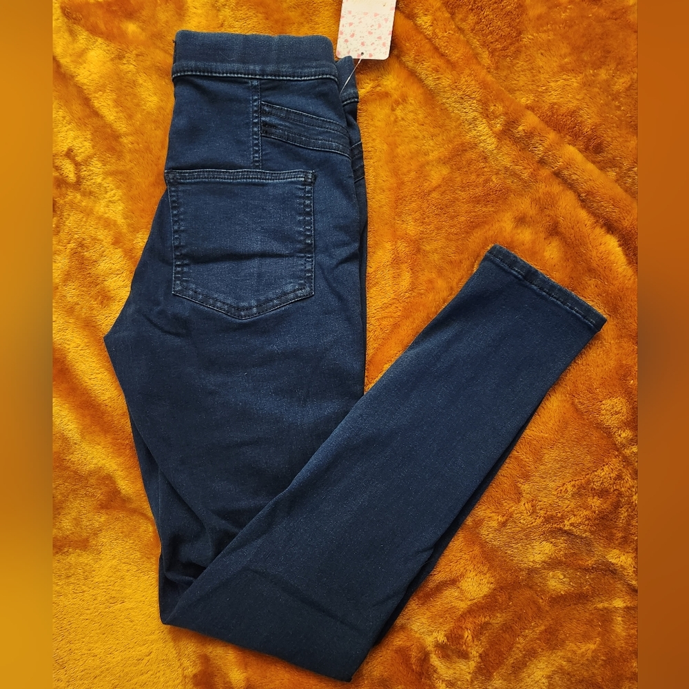 Free People High Rise Feel Alright Skinny Jeans